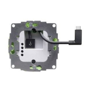 Hleðslutæki fyrir rafmagnsdósir - USB-C